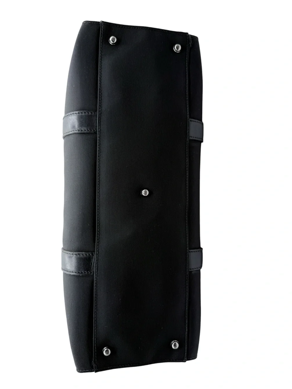 Gucci Black Leather Briefcase with Top Handles and Lock